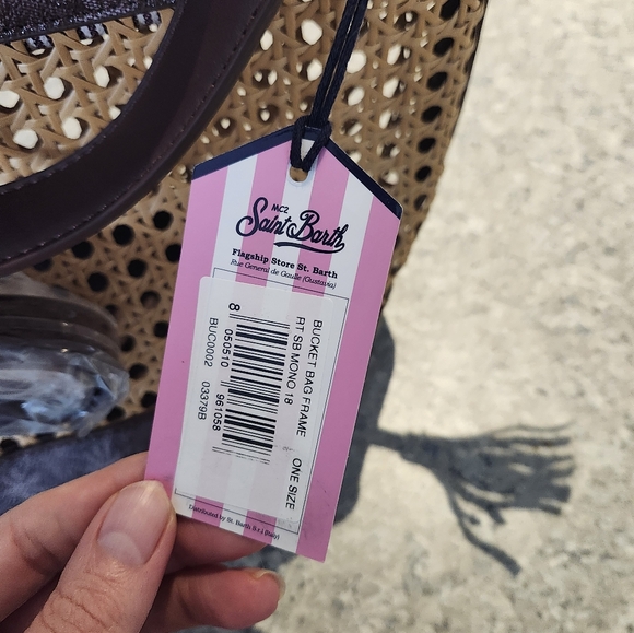 MC2 Saint Barth NWT Bucket Bag with palm tree print - Picture 6 of 6